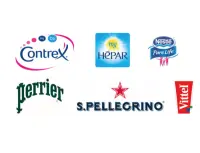 Perrier - Contrex - Hépar - Nestlé Pure Life - San Pellegrino - Vittel - Quézac - Valvert - Vittelloise